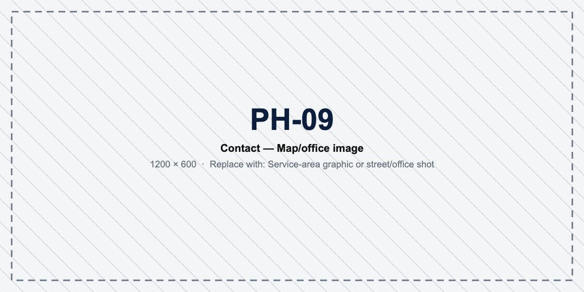 PH-09 placeholder — Service-area graphic or street/office shot
